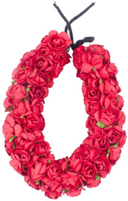 

Kabello Reusable Gajra for Women Hair Band(Red)