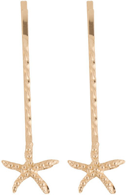 

Jazz Jewellery Toned Stone Hair Pin(Gold)