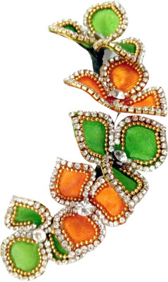 

ODDEVEN Fancy hair Flower Accessories Brooch with wedding party wear Hair Accessory Set(Multicolor)