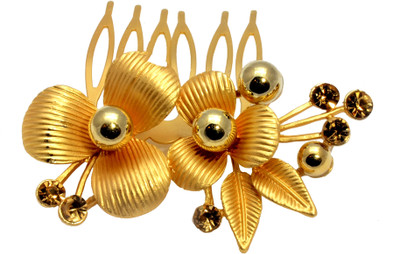 

Mansiyaorange Latest Trendy Exclusive New Premium Collection Hair Clip(Gold)