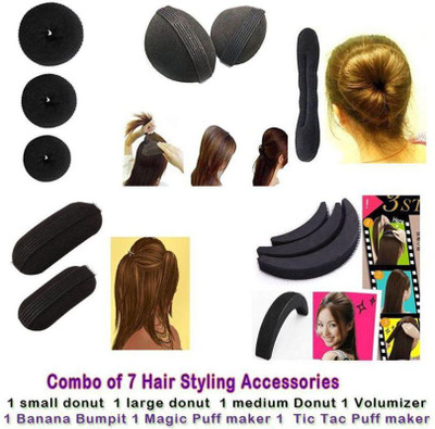 

Chanderkash Black Party Combo Hair Accessories Hair Accessory Set(Black)