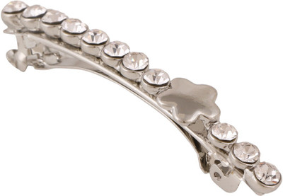 

Jazz Jewellery Toned Stone Hair Clip(Silver)