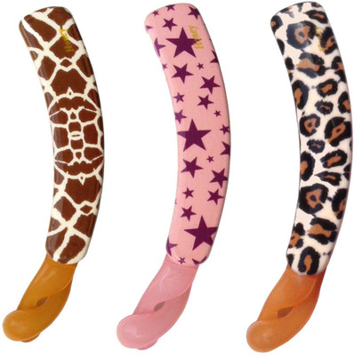 

Shreya Collection Combo of 3 Multicolour Banana Hair Clips - 10012.22a Banana Clip(Multicolor)