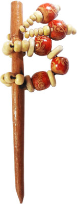

CraftEra Wooden Stick Hair Pin(Brown)