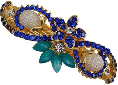 

Taj Pearl Designer Hair Clip(Gold)