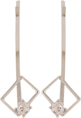 

Jazz Jewellery Toned Stone Hair Pin(Silver)