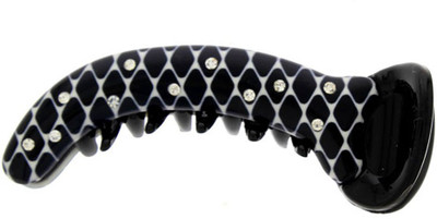 

Anuradha Art BN-129 Banana Clip(White, Black)