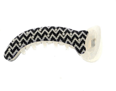 

Anuradha Art Trendy Banana Clip(White, Black)