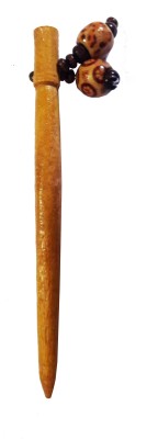 

CraftEra Wooden Bun Stick(Brown)