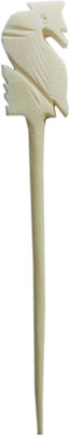 

CraftEra Marble Made Hair Pin(White)