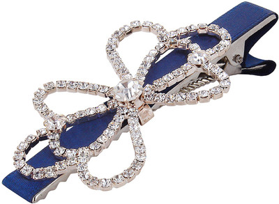 

Fayon Funky Fashion Blue Pin With Crystal Butterfly Hair Pin(Blue)