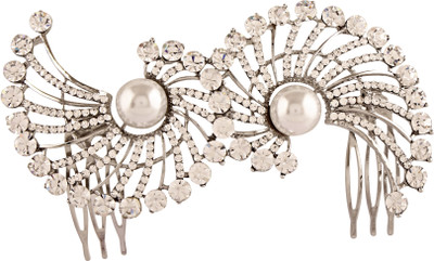 

AccessHer ACHBSNYD1110W Hair Pin(White)