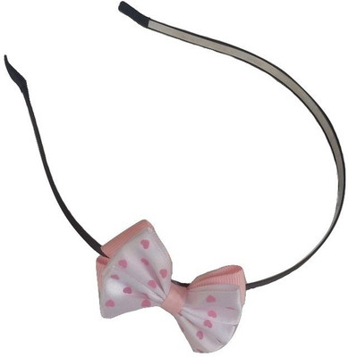 

Viva Fashions Bow Hair Band(White, Pink)