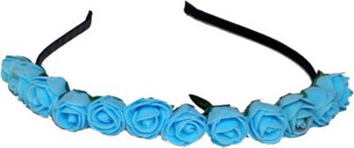

Sagunya Elegant Floral Hair Band(Blue)