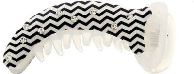 

Anuradha Art BN-153 Banana Clip(White, Black)
