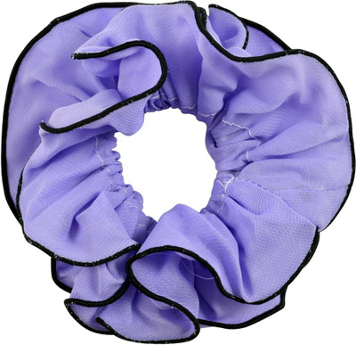 

Sarah Solid Frill Rubber Band(Purple)