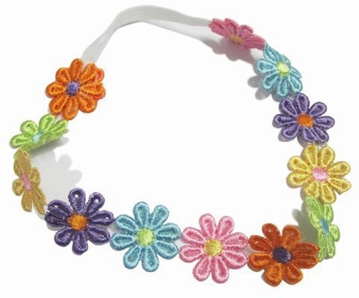 

Pink & Blue India Infant Girl Flower Head Band(Multicolor)