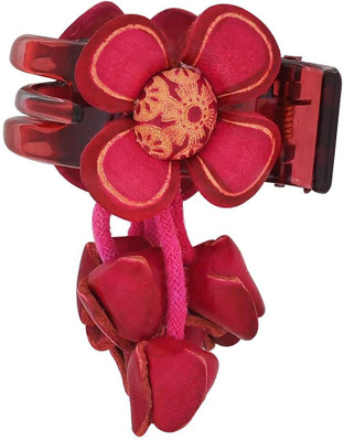 

Maayra Artistic Designer Hair Claw(Pink)