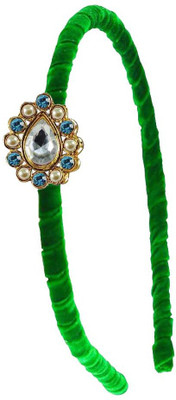 Vidhya Kangan Bakal Hair Band(Green)