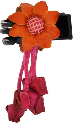 

Maayra Beautiful Designer Hair Claw(Orange)