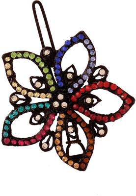

AccessHer Floral Designer Clip Hair Pin(Multicolor)