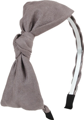 

Fayon Daily Casual Work Grey Bow Hair Band(Grey)