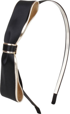

Fayon Contemporary Statement Black Bowknot Hair Band(Black)