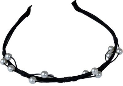 

Sagunya Stylish Pearl Hair Band(Black)