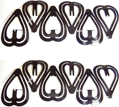

Anokhi Ada Heart Tic Tac Clip(Black)