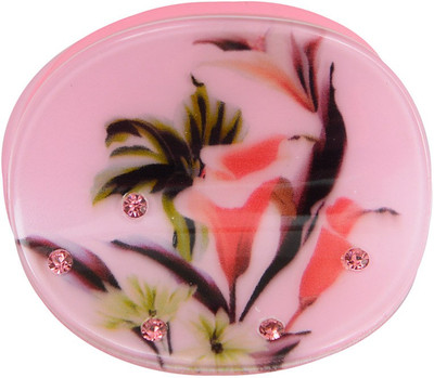 

Taj Pearl Designer Hair Clip(Pink)