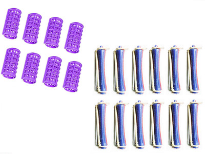 

Pankh 2 Set of Roller Hair Accessory Set(Purple)
