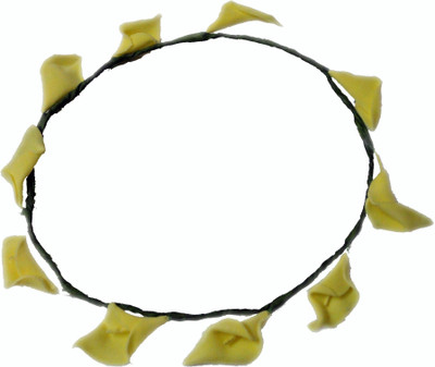 

Loops n knots tiara Head Band(Yellow)