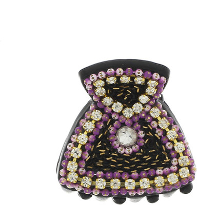 

Anuradha Art Stylish Hair Clip(Purple, Black)