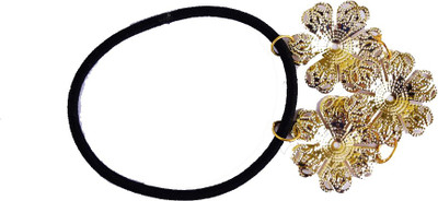 

Bows Are Wows Thin Elastics Rubber Band(Black, Gold)