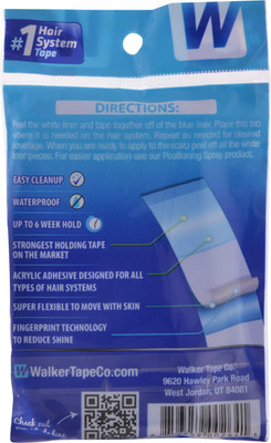 

Walker Ultra Hold Mini Tape Tabs (72 Tabs) … Hair Accessory Set(Blue)