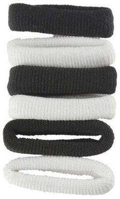 

One Personal Care Charming Attractive Colorful Rubber Band(Black, White)