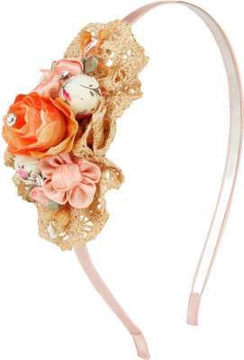 

Fayon Funky Fashion Orange Floral Hair Band(Orange)