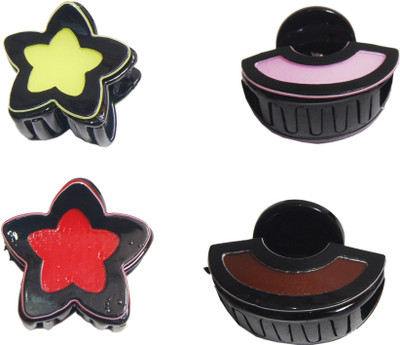 

FNB MULTICOLOR HAIR CLUTCHERS SET OF 4 Hair Claw(Multicolor)