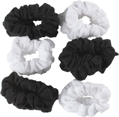 

AccessHer The Daily Bow Rubber Band(Black, White)