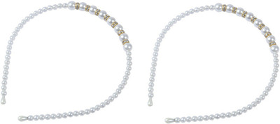 

Pink Rose Princess Charm Hair Band(White)
