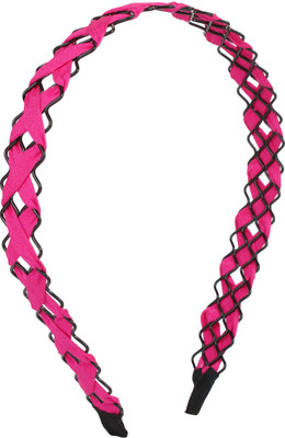 

Fayon Trendy Costume Pink Cress cross Hair Band(Pink)