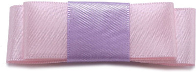 

NeedyBee Toddlers Baby Pink & Lavender Bow with Buckle Back Girls Hair Clip(Pink)