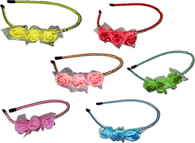 

Bellazaara Floral Style Hair band Hair Accessory Set(Multicolor)