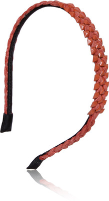 

Sparkle Street Braided Hair Band(Rust, Black)