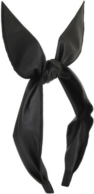 Fayon Funky Fashion Black Bunny Bow Hair Band(Black)