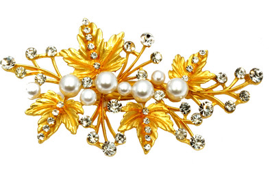 

Mansiyaorange Latest Trendy Exclusive New Premium Collection Hair Clip(Gold)