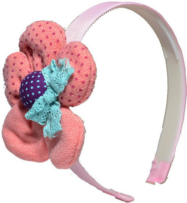 

Pikaboo Cotton Flower Hair Band(Pink)