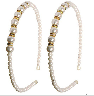 

Aparshi Pack of 2 Elegant pearl Hair Band(Multicolor)