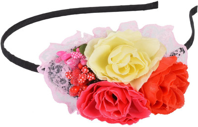 

Sanjog Pretty Fabric Flower For Girls Hair Band(Multicolor)