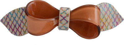 

Taj Pearl Designer Hair Clip(Brown)